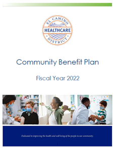 Cover 2022 Commuity Benefit Plan